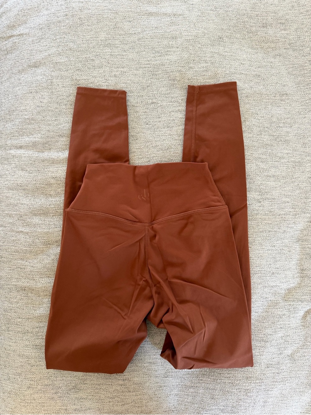 Crop shop boutique High Waist Rust Brown Leggings